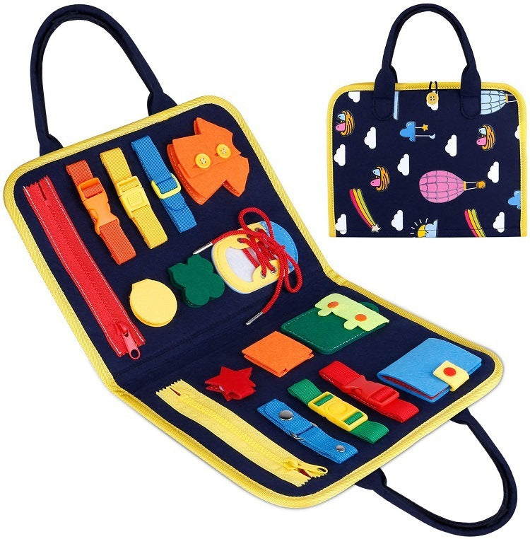 Montessori Felt Busy Board for Toddlers Early Learning Toy - Luxemir Store
