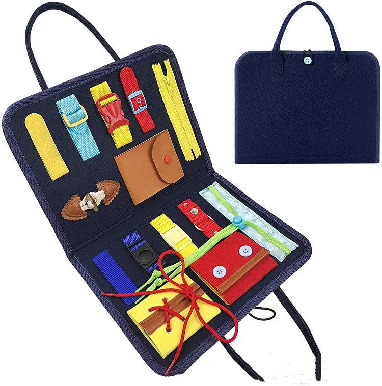 Montessori Felt Busy Board for Toddlers Early Learning Toy - Luxemir Store