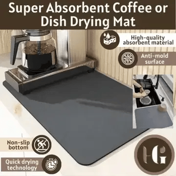 Absorbent Draining Mat for Maximum Moisture Control and Safety - Luxemir Store