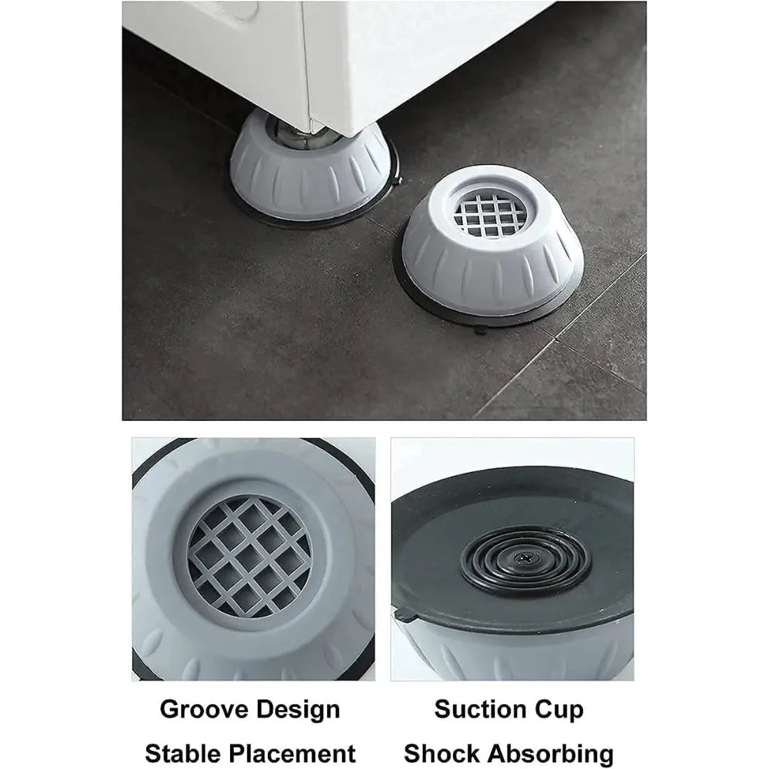 Washing Machine Universal Foot Pads Set of 4 - Luxemir Store