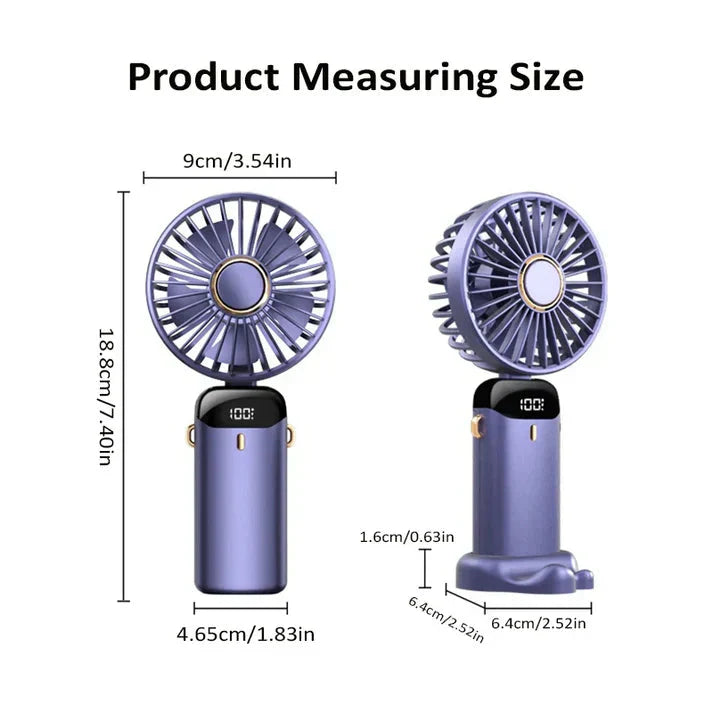 Mini Portable Fan Compact and Lightweight Cooling Solution - Luxemir Store