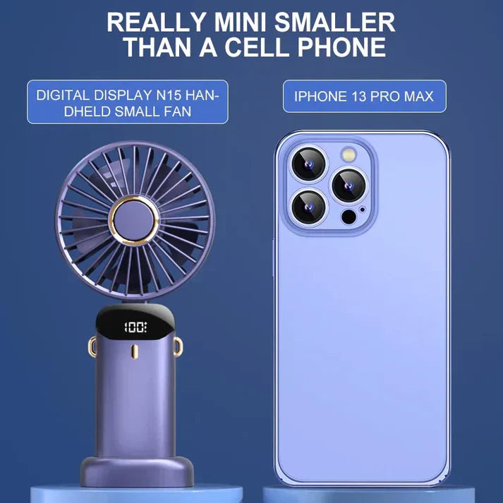 Mini Portable Fan Compact and Lightweight Cooling Solution - Luxemir Store