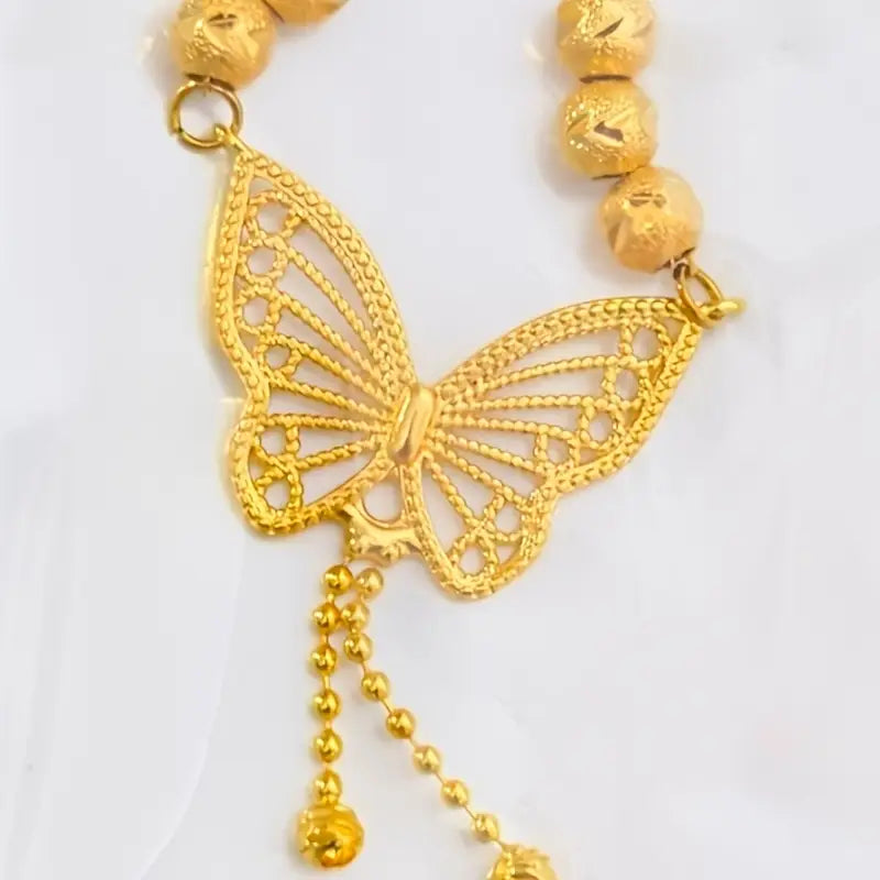 Delicate Wings Necklace - Gold Plated Elegance - Luxemir Store