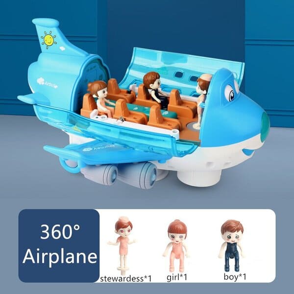 Lightning Musical 360 Rotating Airplane for Fun and Excitement - Luxemir Store