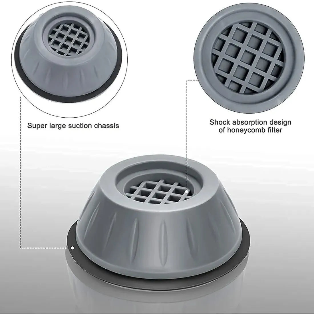 Washing Machine Universal Foot Pads Set of 4 - Luxemir Store