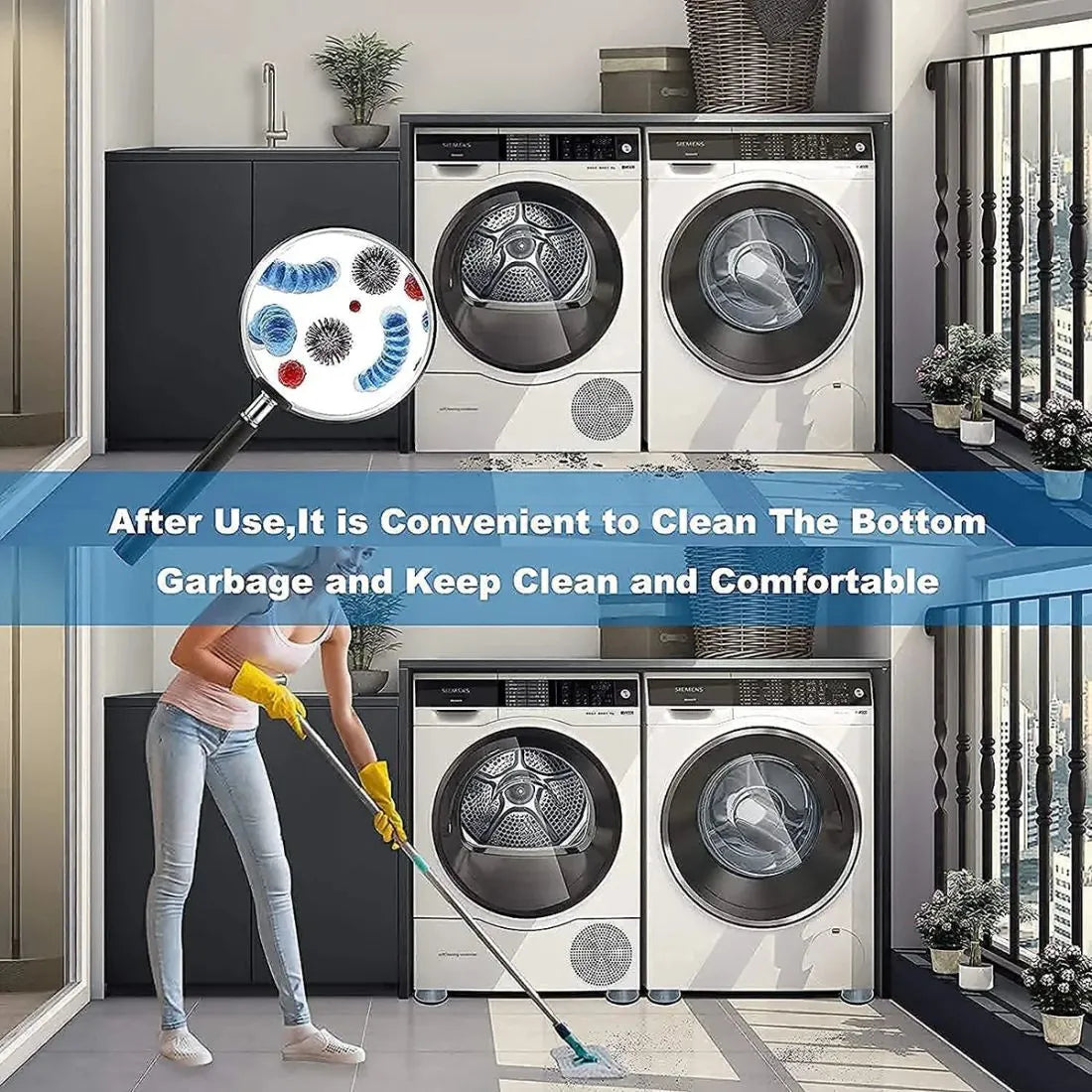 Washing Machine Universal Foot Pads Set of 4 - Luxemir Store