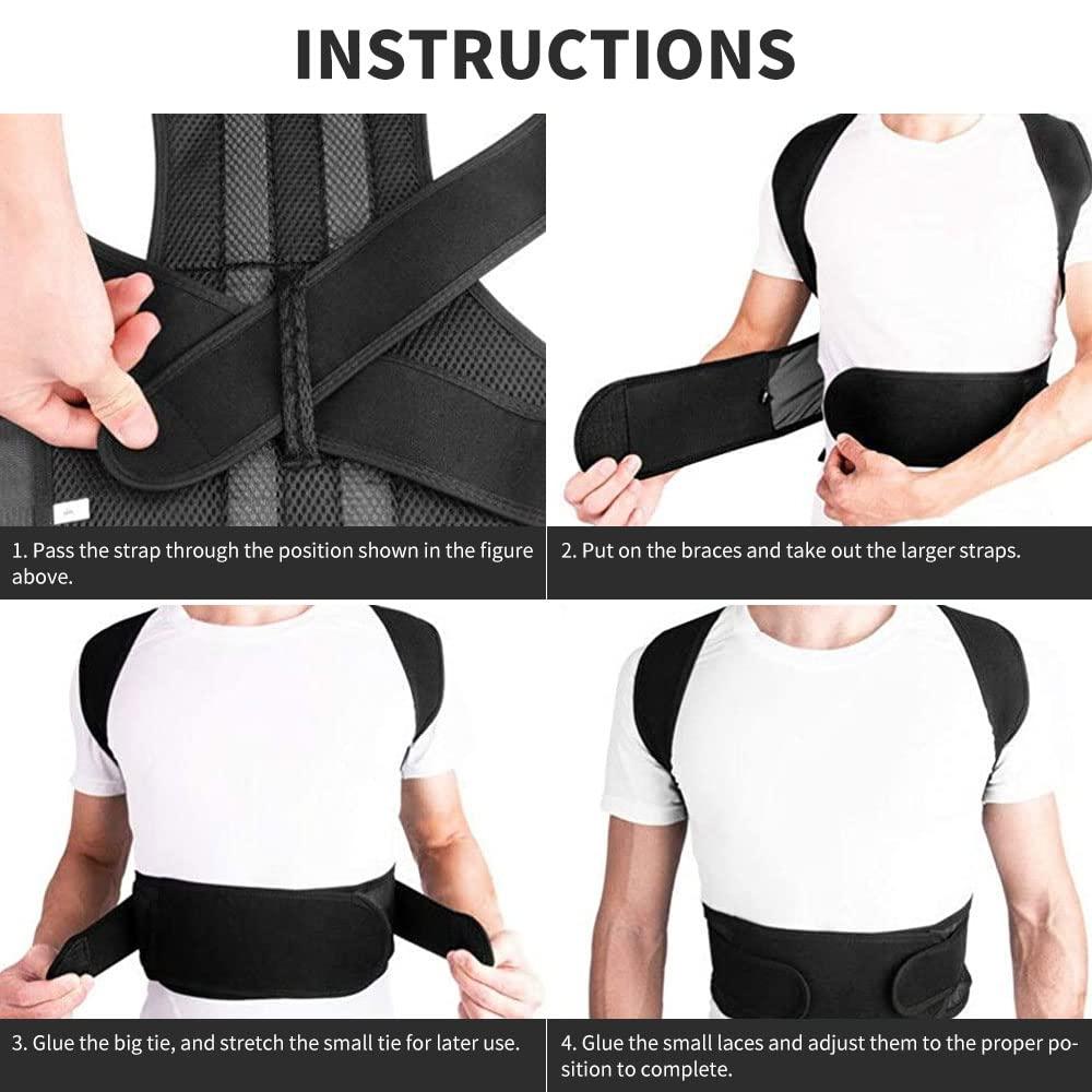 Posture Corrector Back Brace Belt for Optimal Spine Alignment - Luxemir Store