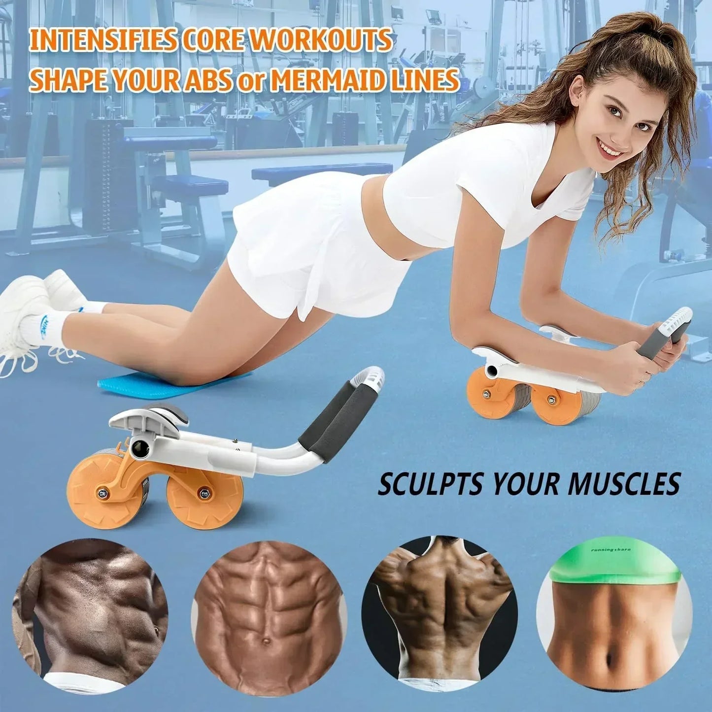 Ab Abdominal Exercise Roller for Core Strength and Stability - Luxemir Store