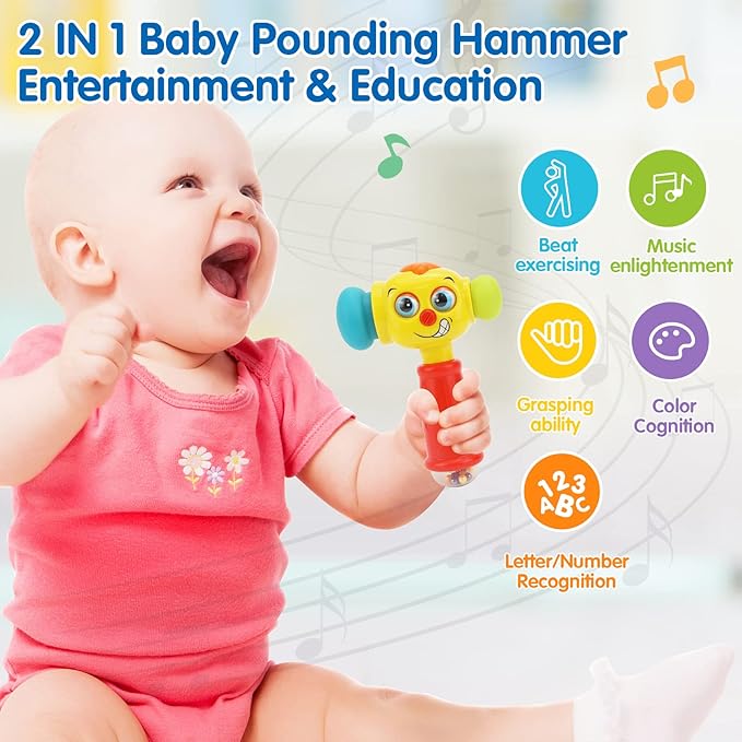 Toy Hammer for Kids - Durable and Fun Play Tool - Luxemir Store