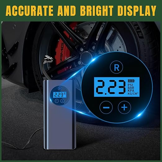 Tire Inflator Air Compressor for Quick and Easy Inflation Portable Solution - Luxemir Store