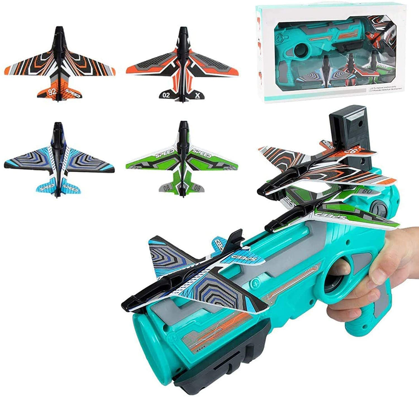 Airplane Toy Gun - Fun Flying Shooter for Kids - Luxemir Store