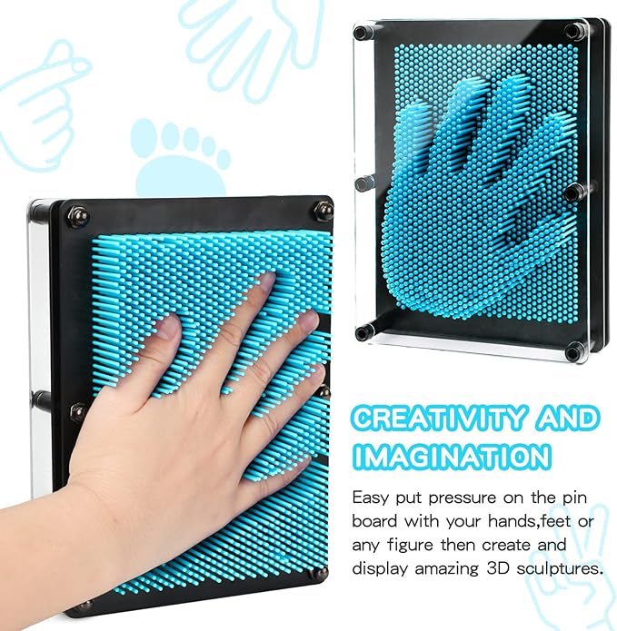 3D Pin Art Toy Creative Sculpture Board for Kids & Adults - Luxemir Store