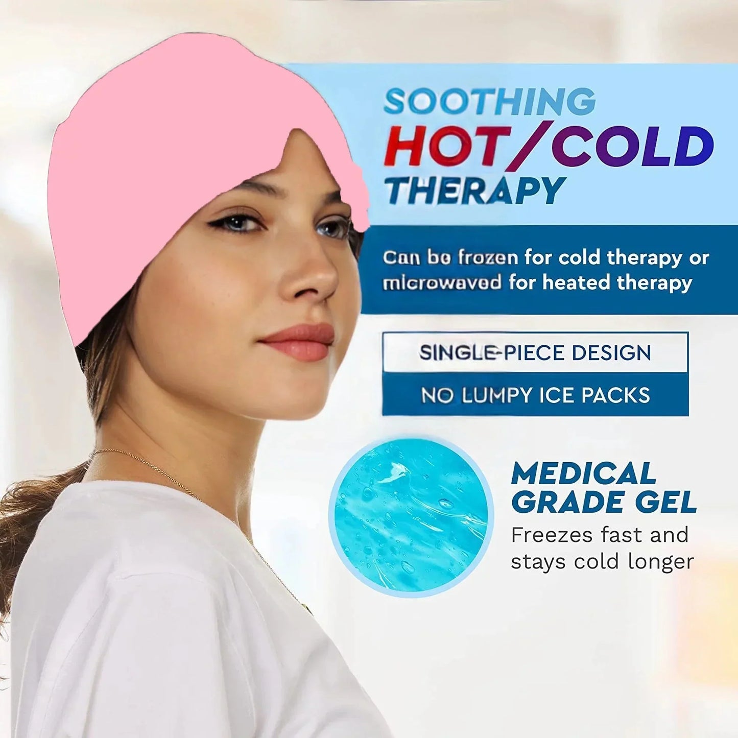 Migraine Ice Head Cap for Effective Headache Relief - Luxemir Store