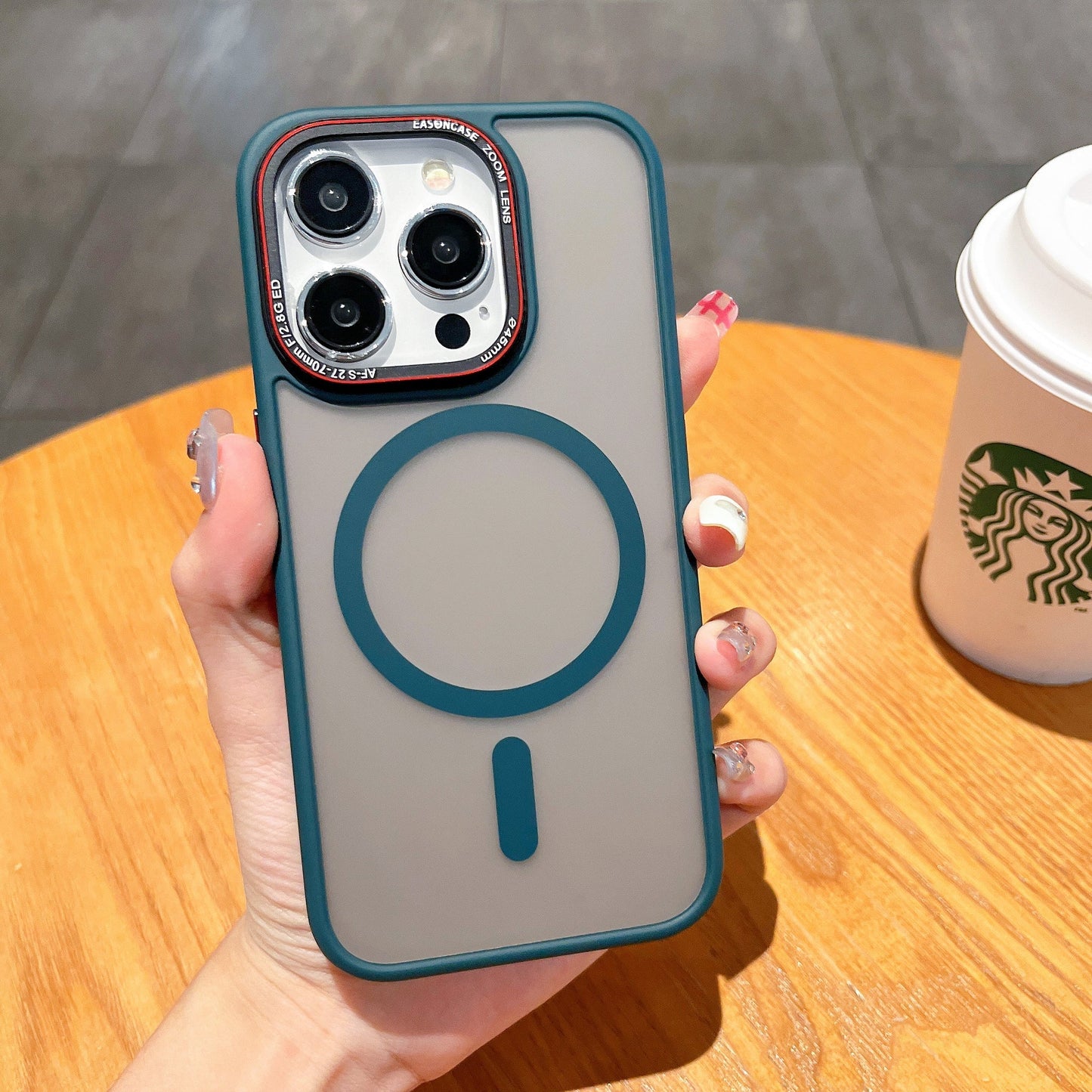 Metal Lens Magnetic Frosted Magsafe Case for iPhone - Luxemir Store