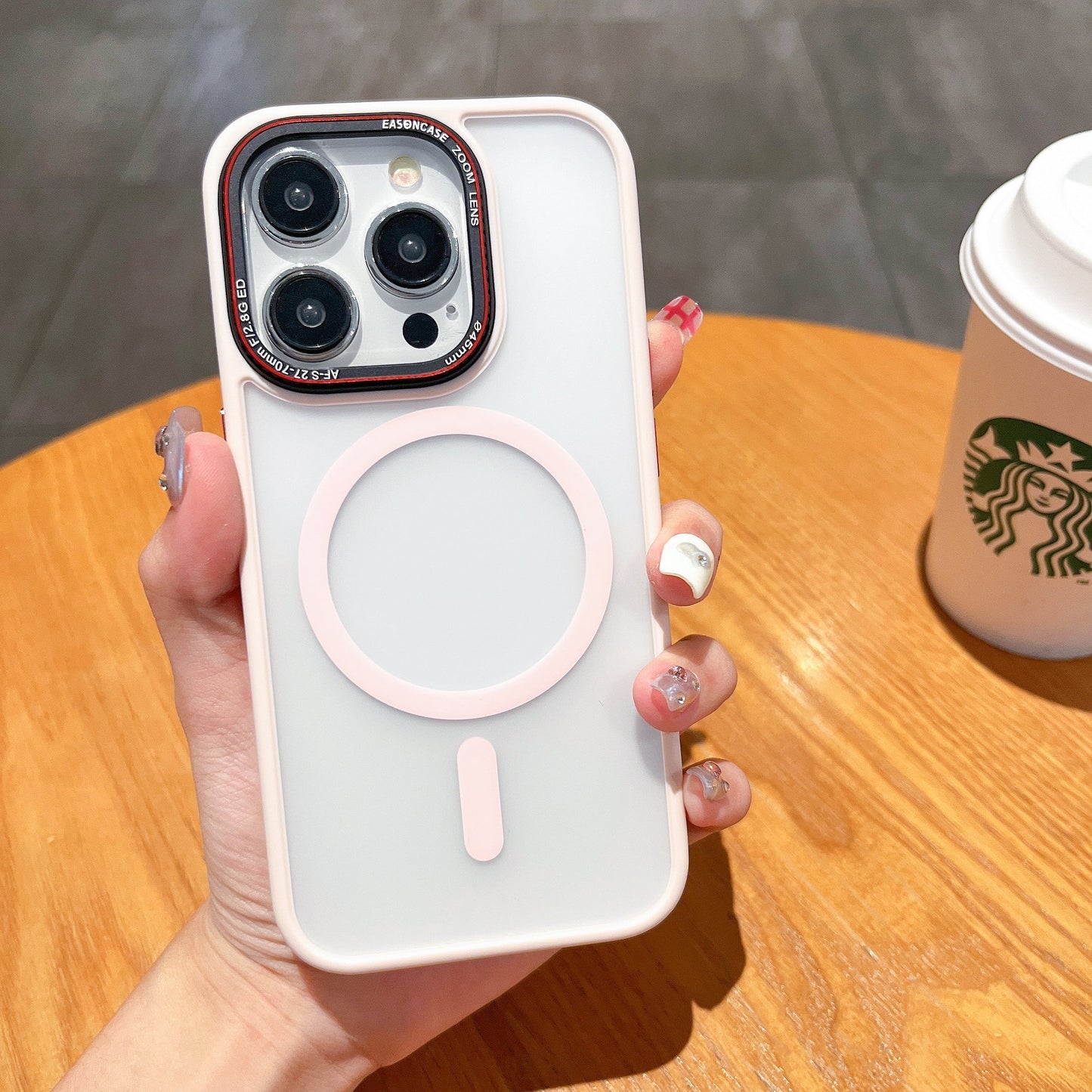 Metal Lens Magnetic Frosted Magsafe Case for iPhone - Luxemir Store