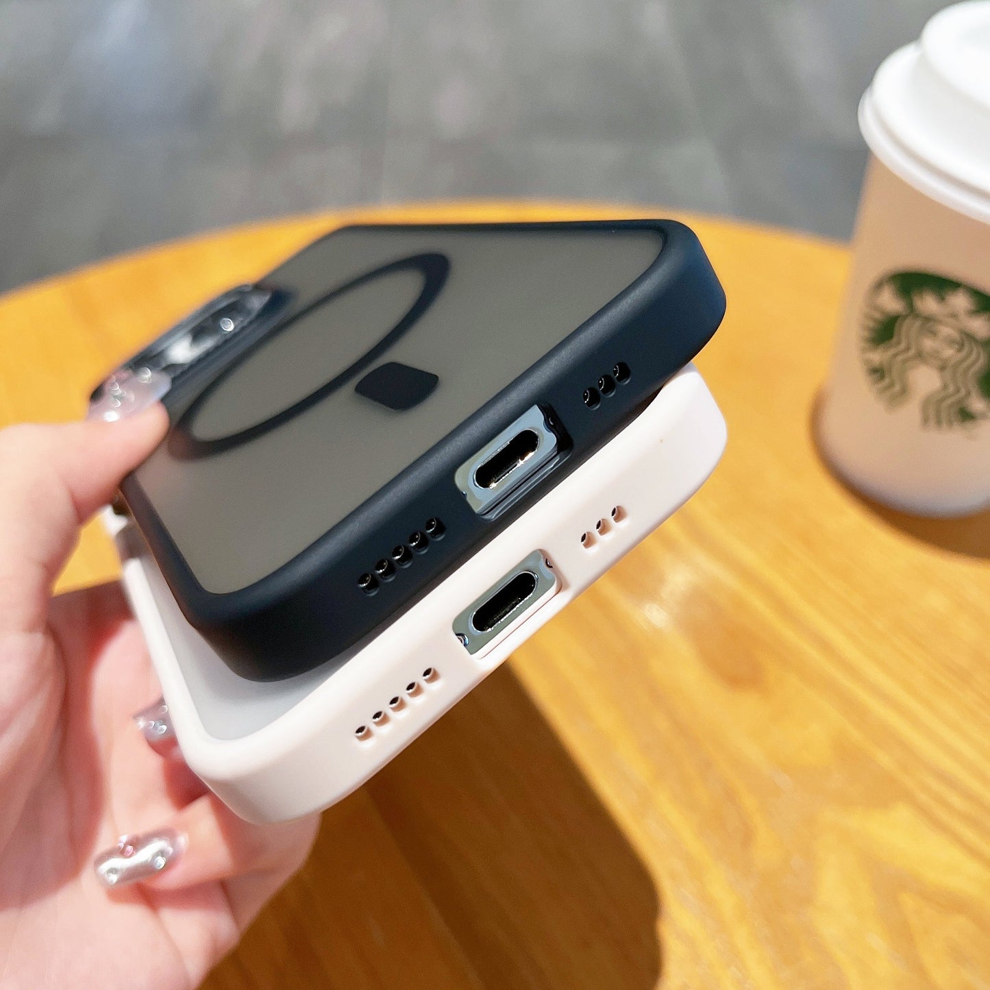 Metal Lens Magnetic Frosted Magsafe Case for iPhone - Luxemir Store