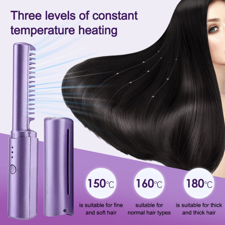 Cordless Travel Comb for Effortless Styling Anywhere - Luxemir Store
