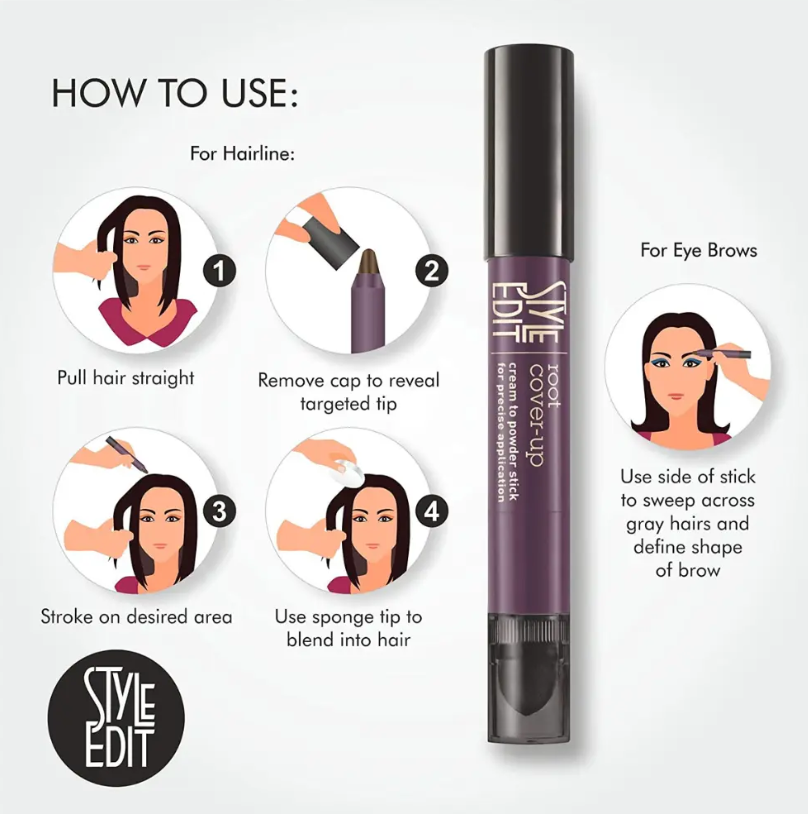 Root Cover Up Dye Pen – Quick Hair Touch-Up - Luxemir Store