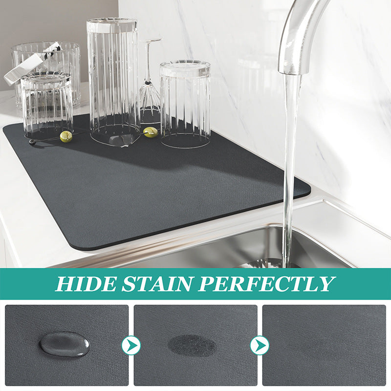 Absorbent Draining Mat for Maximum Moisture Control and Safety - Luxemir Store