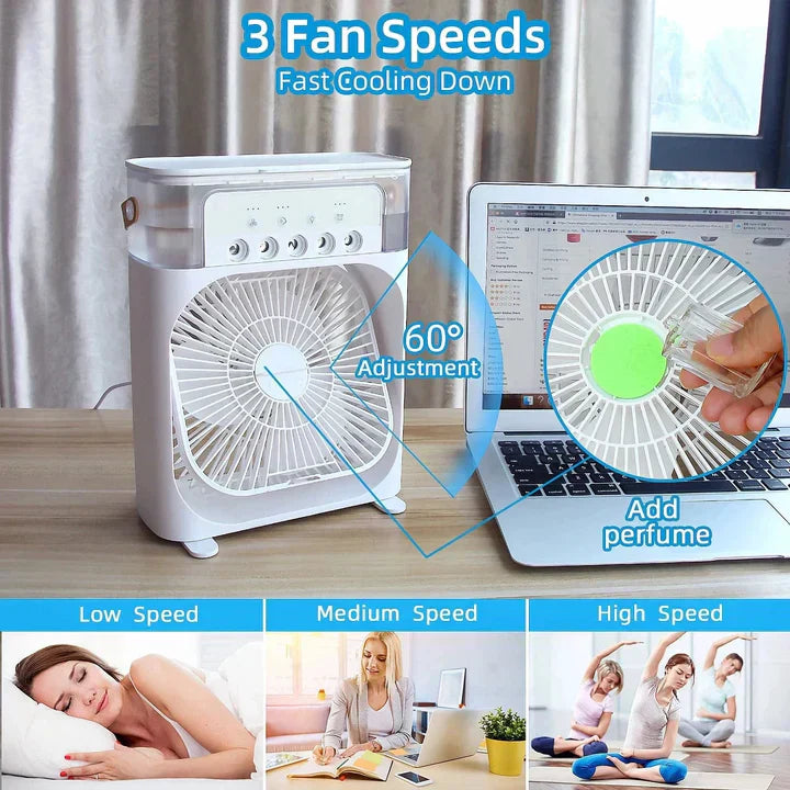 Mini Portable USB Fan Compact Air Cooling Solution for Anywhere Comfort - Luxemir Store