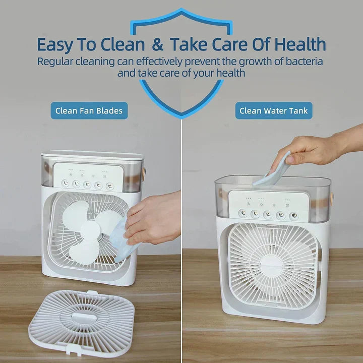 Mini Portable USB Fan Compact Air Cooling Solution for Anywhere Comfort - Luxemir Store