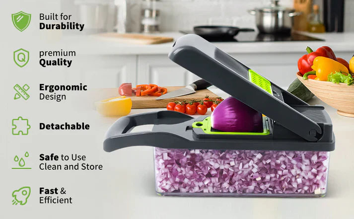 Vegetable Cutter Chopper Slicer for Effortless Meal Prep - Luxemir Store
