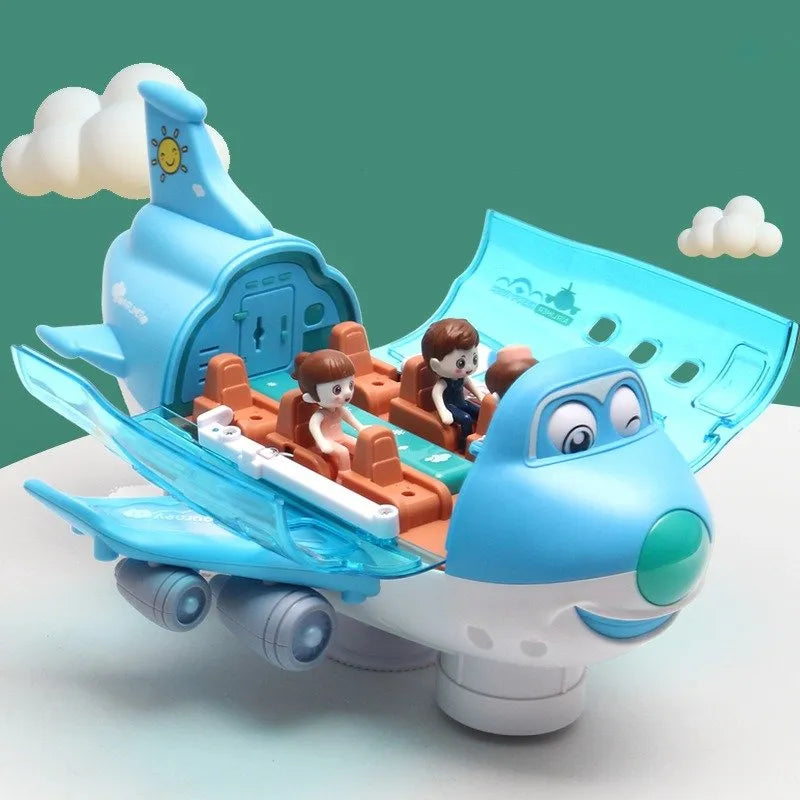 Lightning Musical 360 Rotating Airplane for Fun and Excitement - Luxemir Store