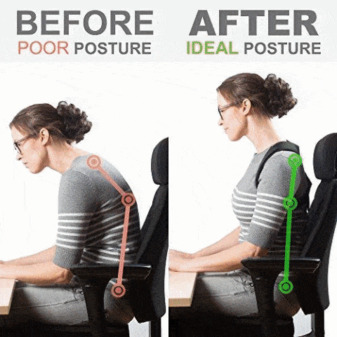 Posture Corrector Back Brace Belt for Optimal Spine Alignment - Luxemir Store