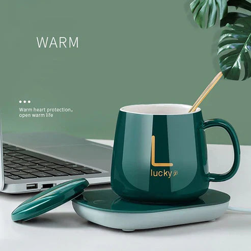 Electric Coffee Warmer with Adjustable Temperature for Perfectly Warmed Beverages - Luxemir Store