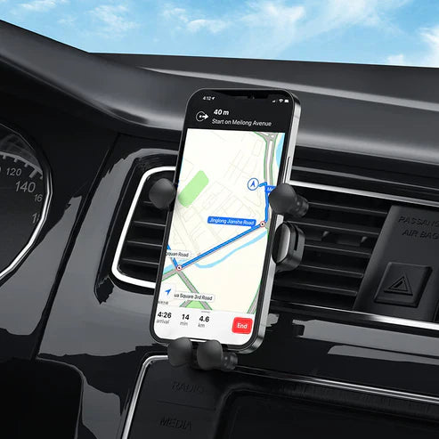 Hoco Gravity Car Mount CA102 - Secure Phone Holder for Safe Driving - Luxemir Store