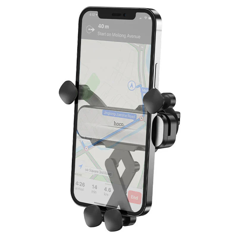 Hoco Gravity Car Mount CA102 - Secure Phone Holder for Safe Driving - Luxemir Store