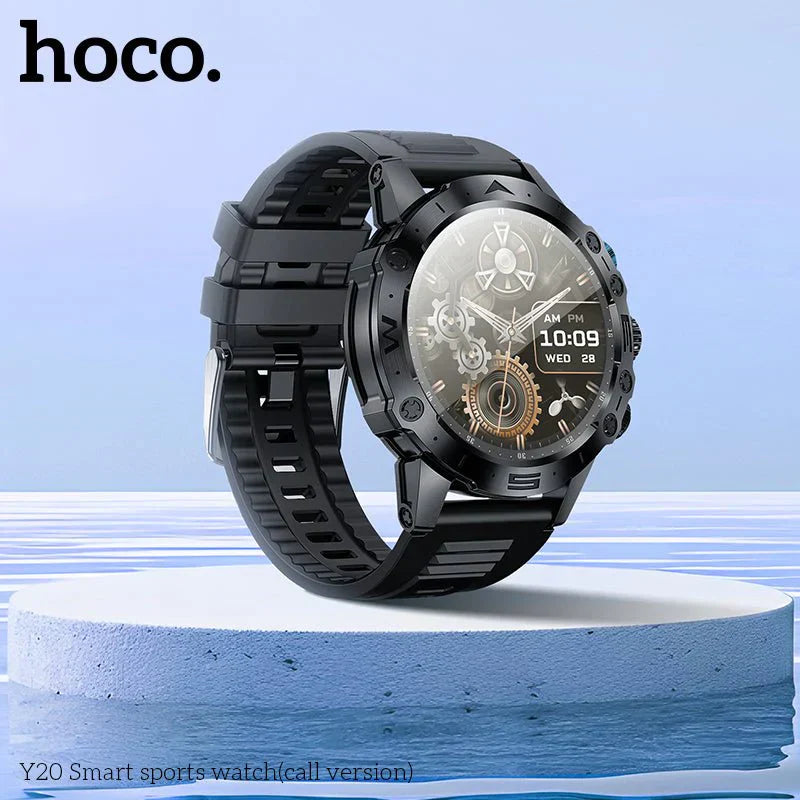 Hoco Smart Sports Watch Y20 - Fitness Tracker with Heart Rate Monitor and GPS - Luxemir Store