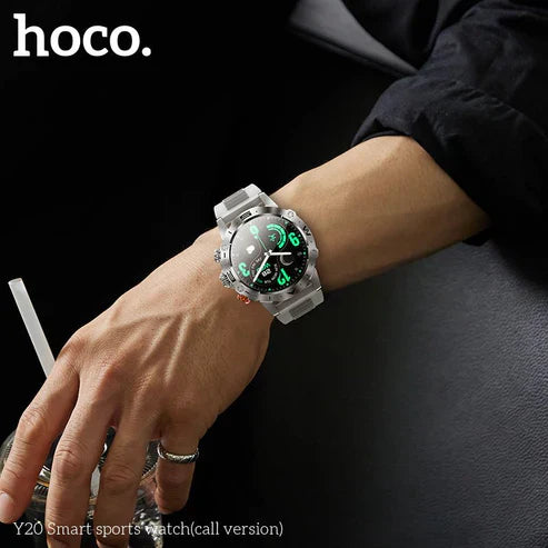 Hoco Smart Sports Watch Y20 - Fitness Tracker with Heart Rate Monitor and GPS - Luxemir Store
