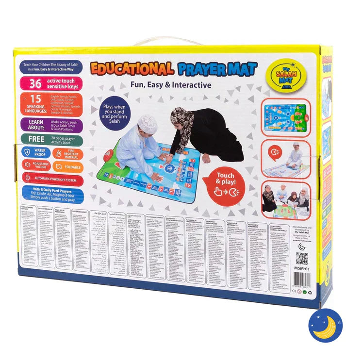 Educational Prayer Mat for Kids - Interactive Learning Tool - Luxemir Store