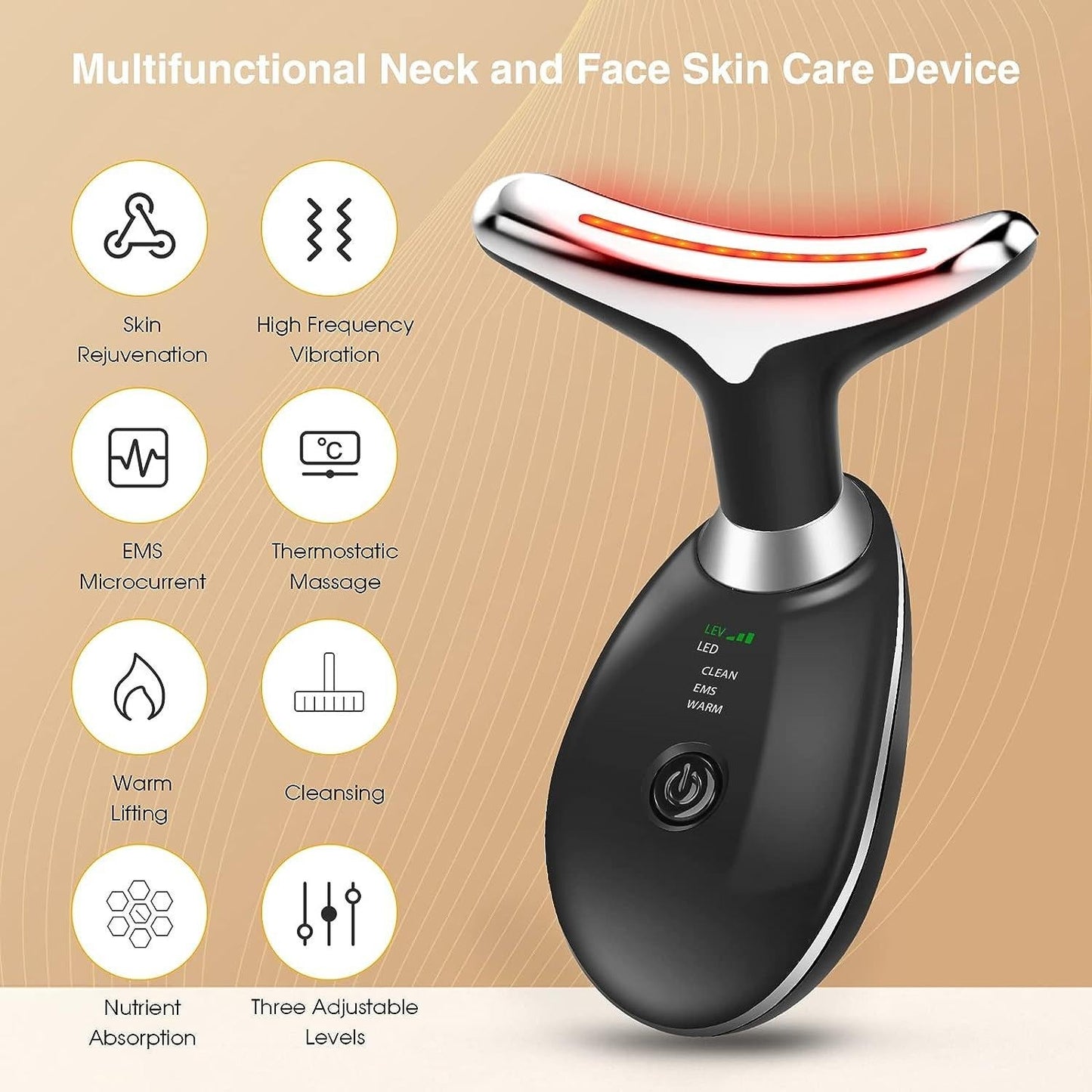 3 Colors Light Facial Lifting Tool Meifuly Face Device - Luxemir Store