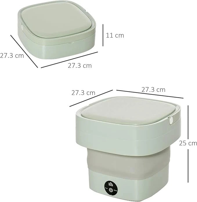 Foldable Mini Washing Machine for Easy Washing in Compact Spaces - Luxemir Store