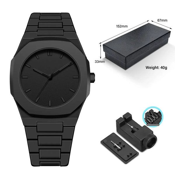 Arabic Aura Watch Black - Luxemir Store