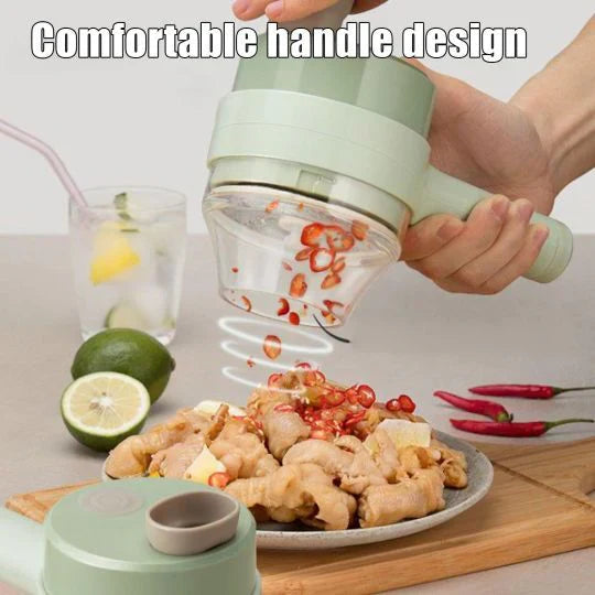 Household Multifunctional Wireless Electric Garlic Masher for Effortless Cooking - Luxemir Store