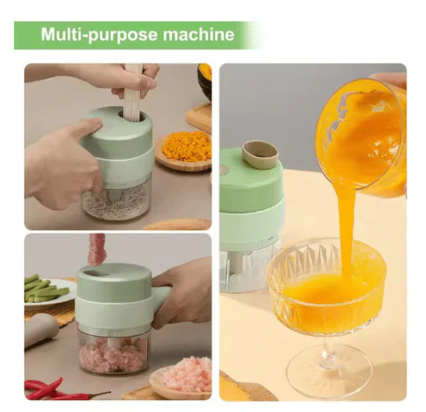 Household Multifunctional Wireless Electric Garlic Masher for Effortless Cooking - Luxemir Store