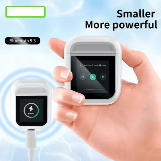 Smart LED Display Earbuds for Enhanced Audio Experience - Luxemir Store