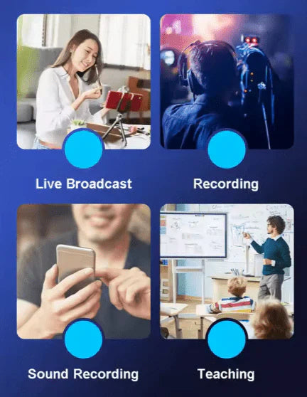 Smart Wireless Lavalier Microphone for crystal-clear audio recording - Luxemir Store