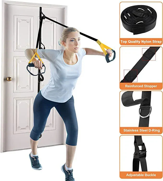Tension Rope Workout Belt for Full-Body Suspension Training - Luxemir Store