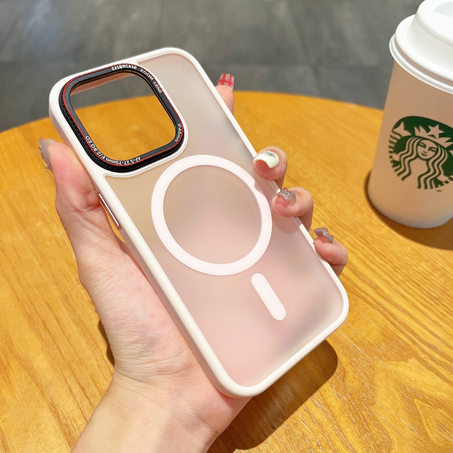 Metal Lens Magnetic Frosted Magsafe Case for iPhone - Luxemir Store
