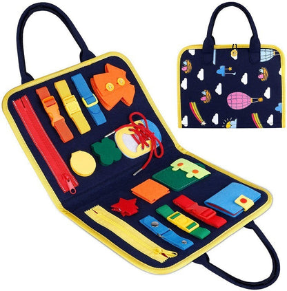 Montessori Felt Busy Board for Toddlers Early Learning Toy - Luxemir Store