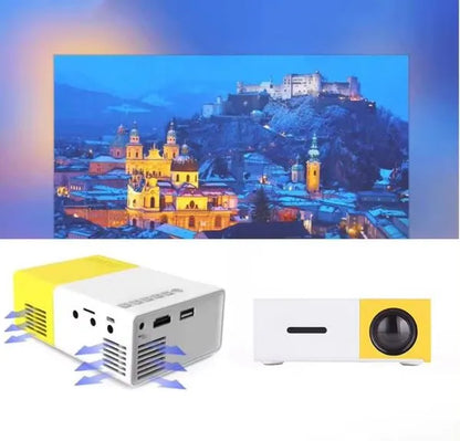 Mini Projector Compact Portable 1080P HD Home Theater Projector - Luxemir Store
