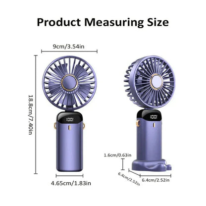 Mini Portable Fan Compact and Lightweight Cooling Solution - Luxemir Store