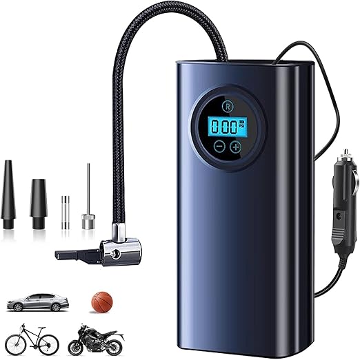 Tire Inflator Air Compressor for Quick and Easy Inflation Portable Solution - Luxemir Store