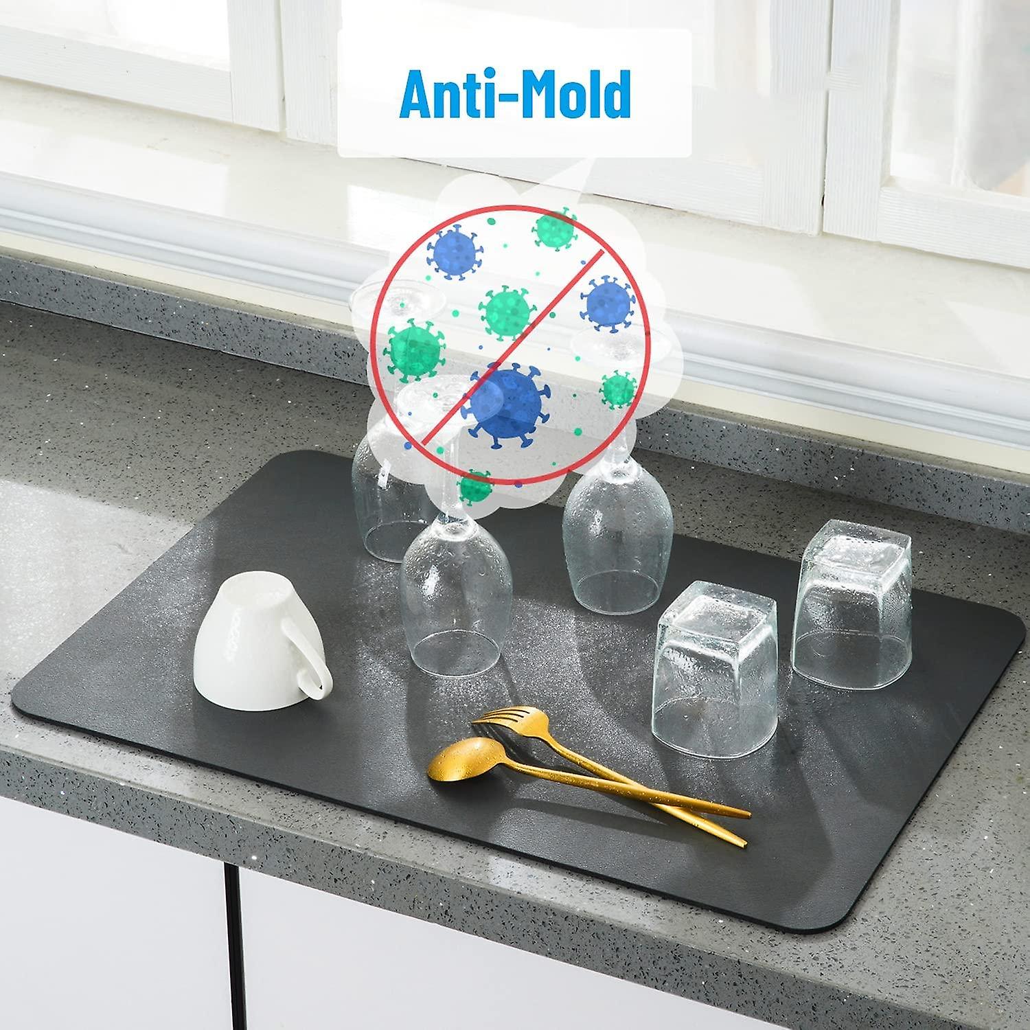 Absorbent Draining Mat for Maximum Moisture Control and Safety - Luxemir Store
