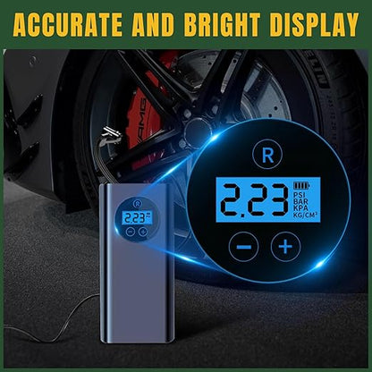 Tire Inflator Air Compressor for Quick and Easy Inflation Portable Solution - Luxemir Store