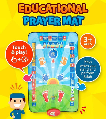 Educational Prayer Mat for Kids - Interactive Learning Tool - Luxemir Store